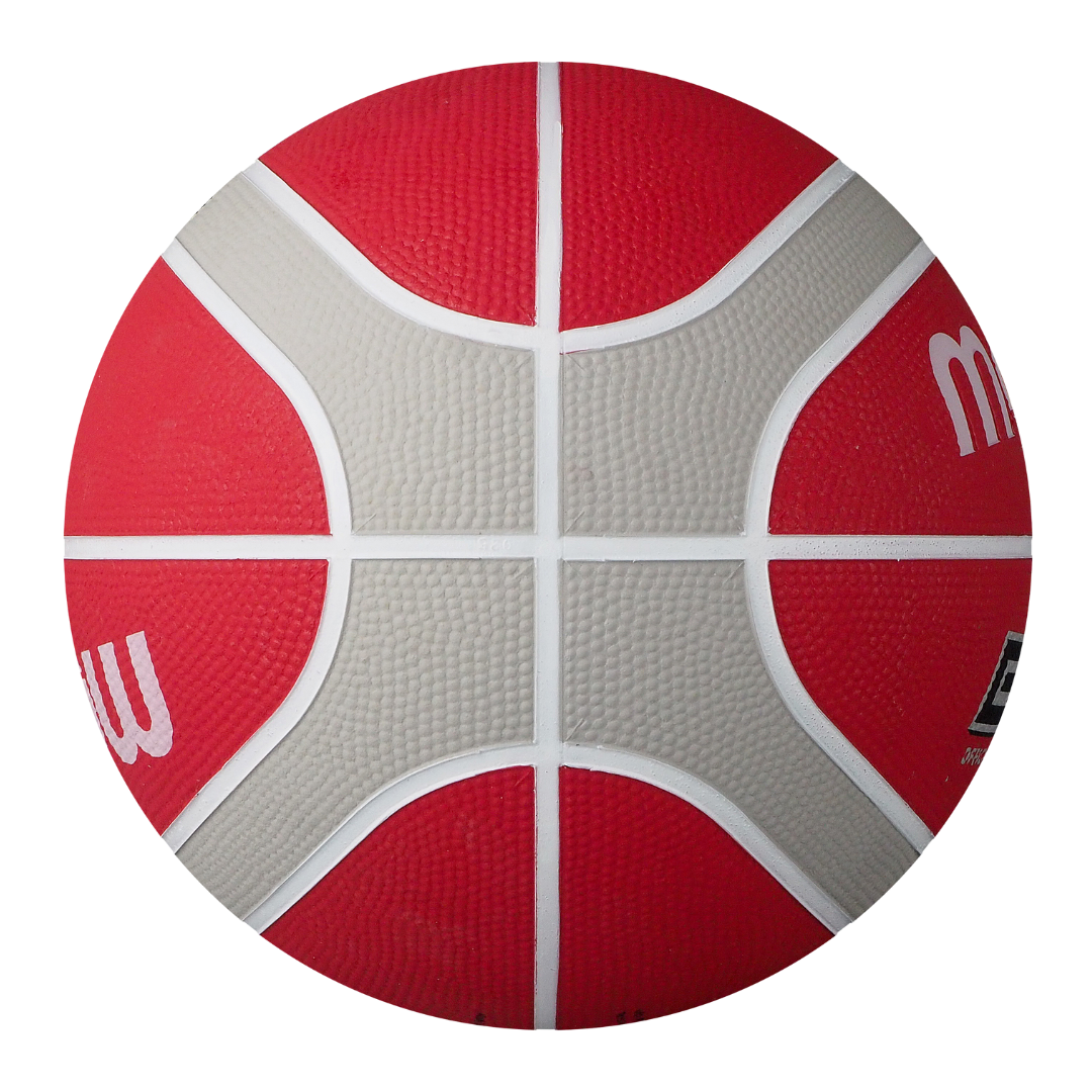 Molten BGR Rubber Basketball - Red/Grey