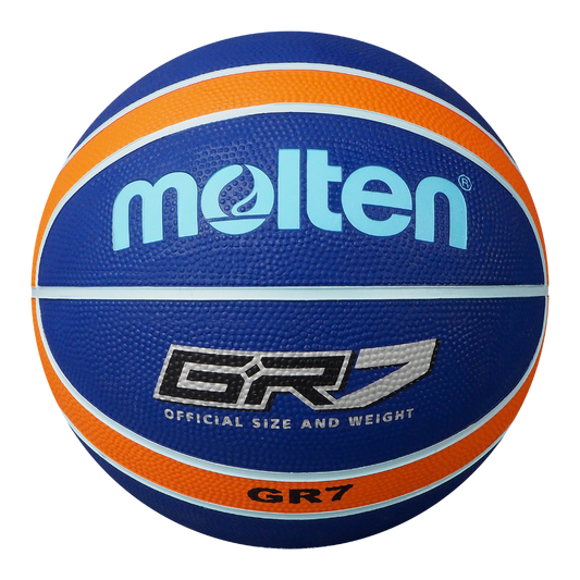 Molten BGR Rubber Basketball - Orange/Blue