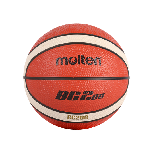 Molten B1G200 Mini Basketball 12 Panel Rubber (Indoor & Outdoor)